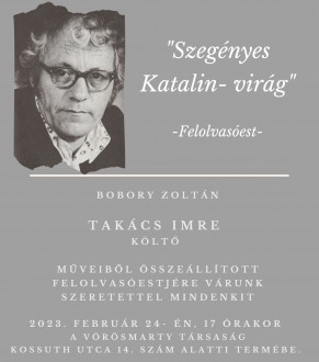 Takács Imrére emlékezik a Vörösmarty Társaság